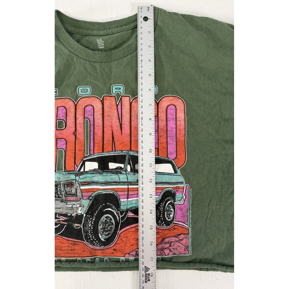 Junk Food Clothing Ford Bronco Off Road Ready Flea Market Women's M Crop Tee - Picture 5 of 16